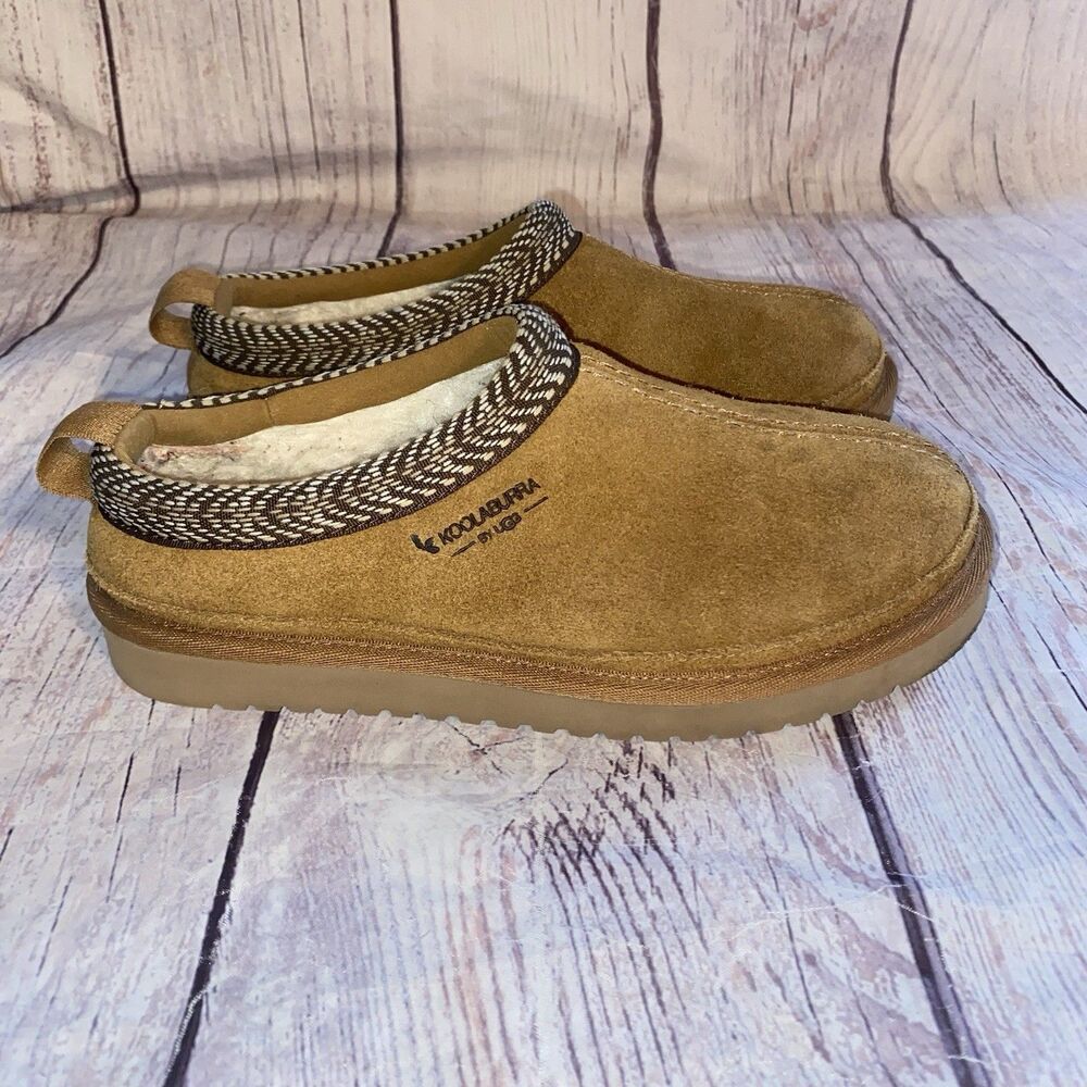 Koolaburra by UGG Burree Slipper Women's Size 6 Chestnut Brown Suede
